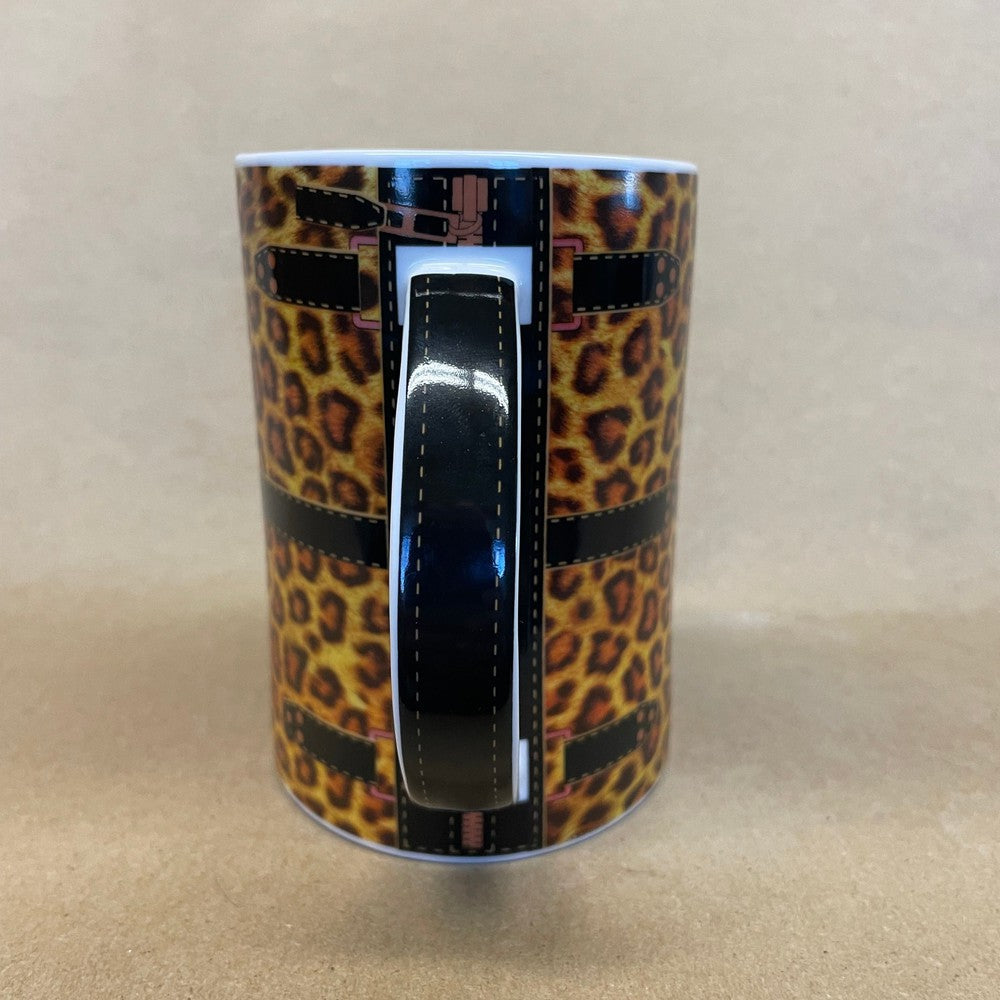 Wild Eye Design Leopard Print Handbag Mug